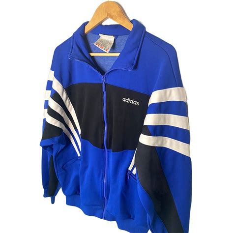 adidas retro jacke blau herren|Vintage Adidas Jacken .